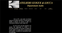 Desktop Screenshot of guigue-locca.com