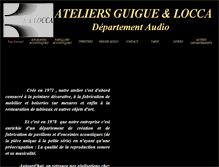 Tablet Screenshot of guigue-locca.com